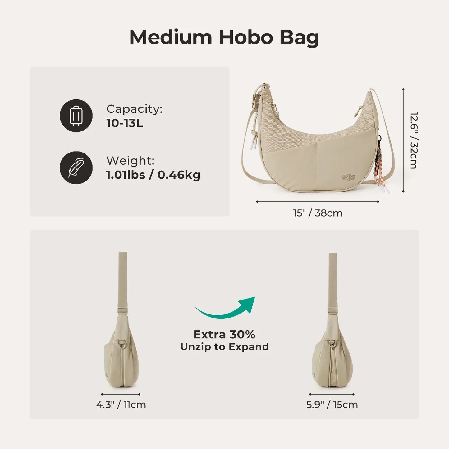 Vionsi REIKI Hobo Çanta