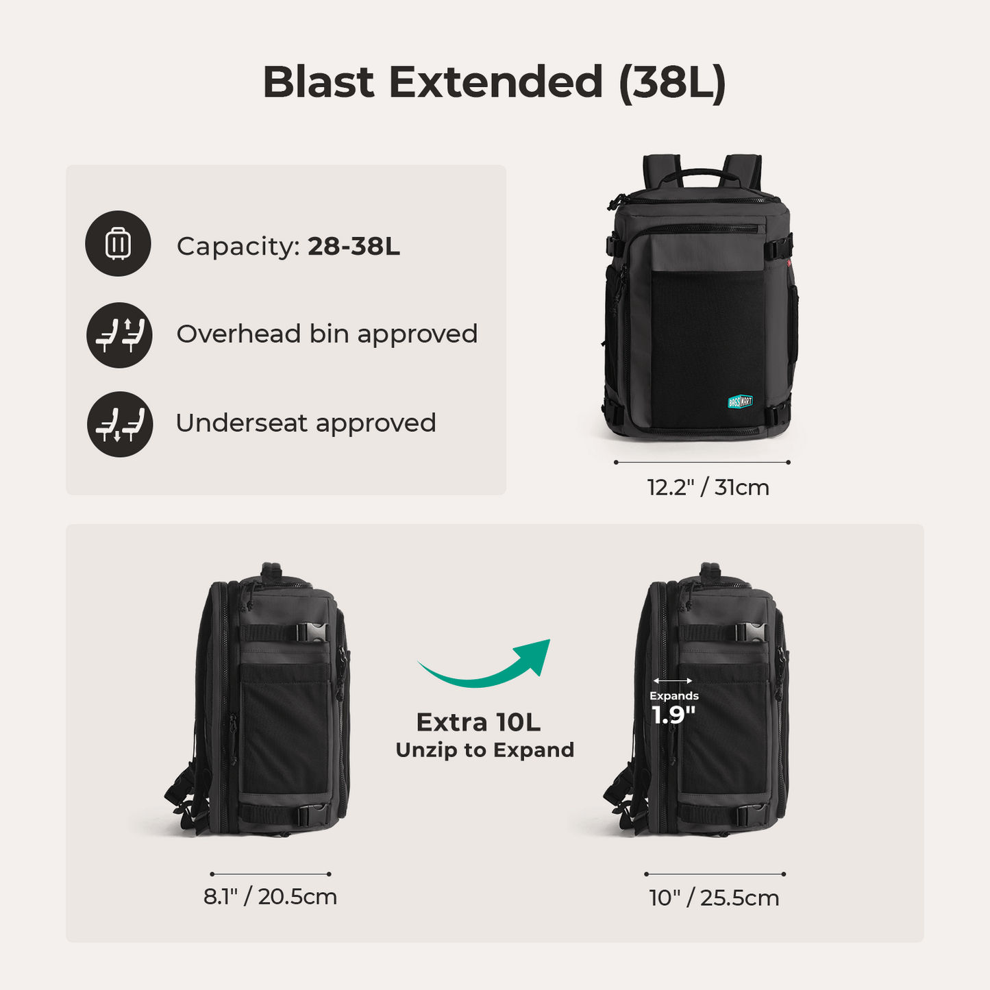 Vionsi Blast Mesh Seyahat Çantası