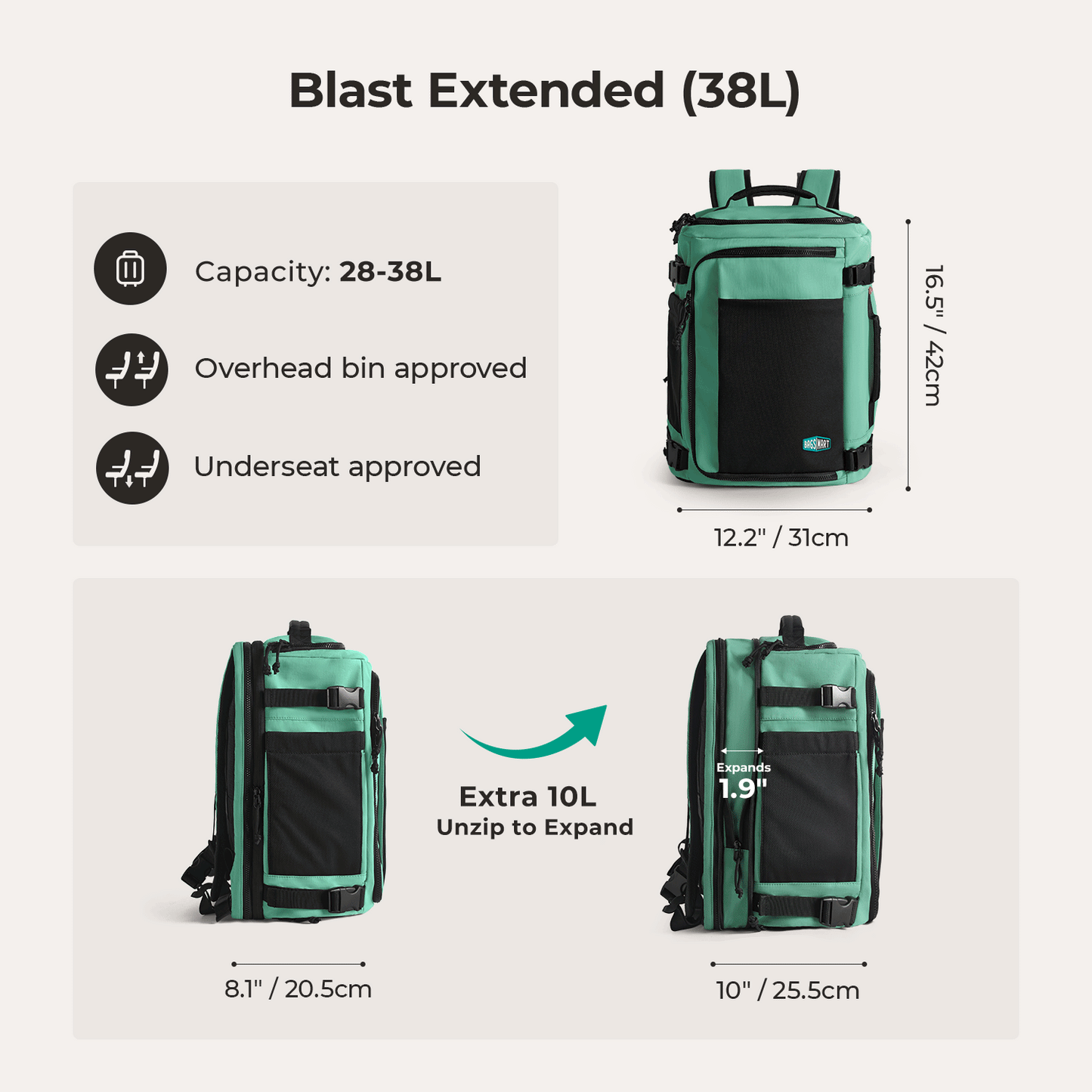 Vionsi Blast Mesh Seyahat Çantası