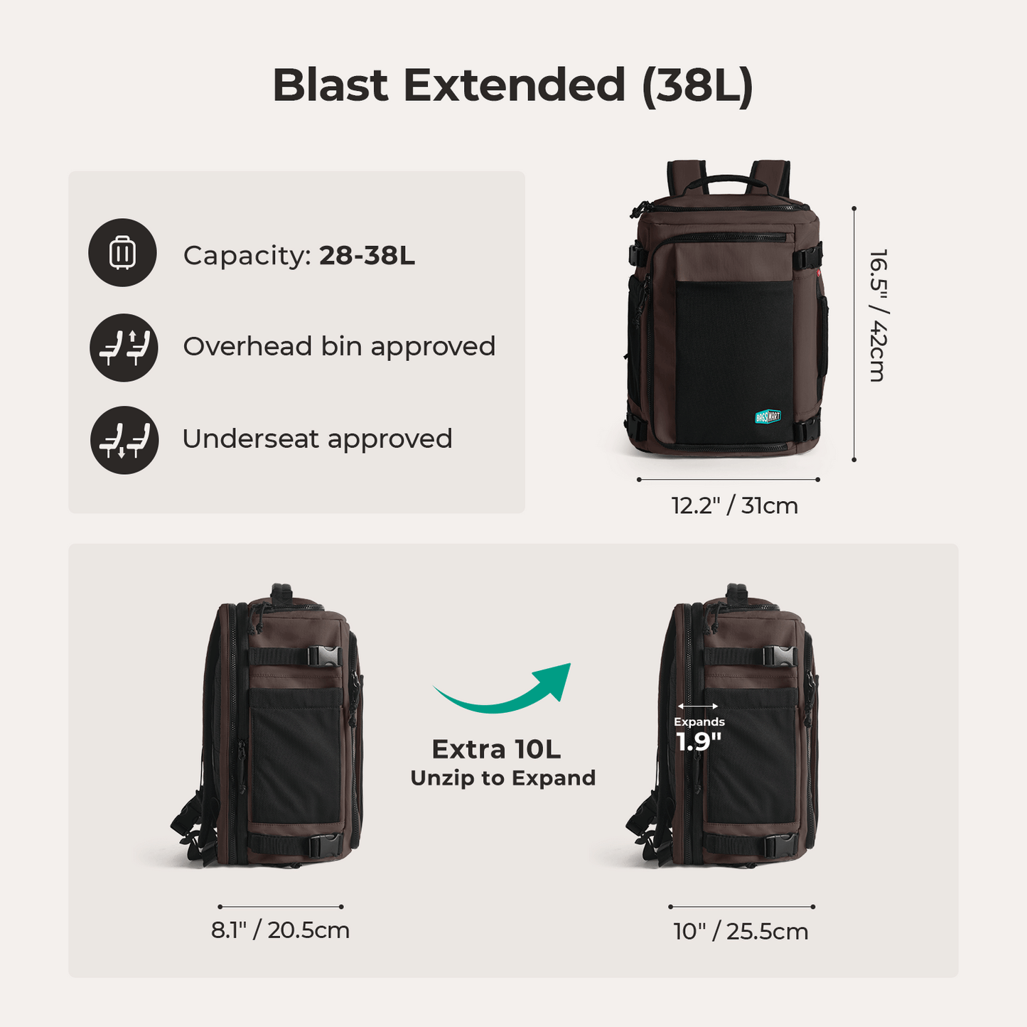 Vionsi Blast Mesh Seyahat Çantası