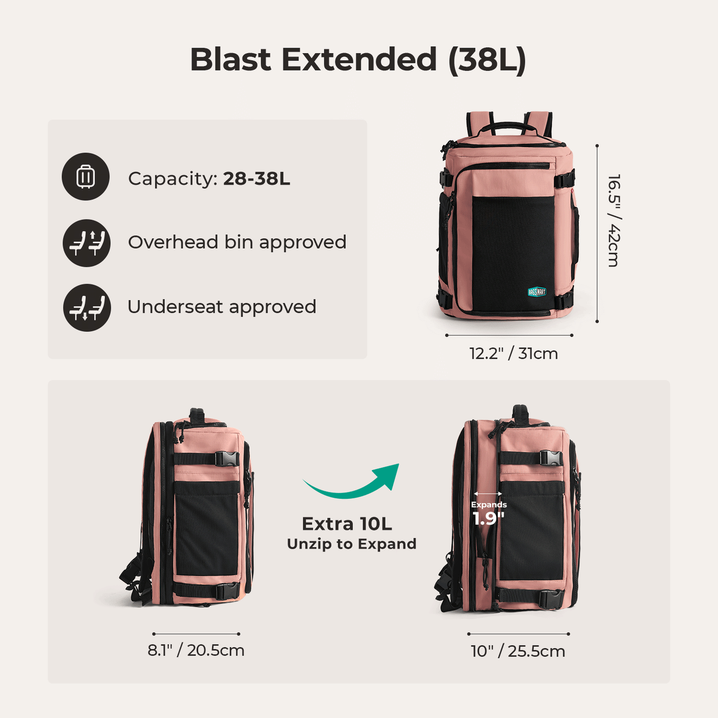 Vionsi Blast Mesh Seyahat Çantası