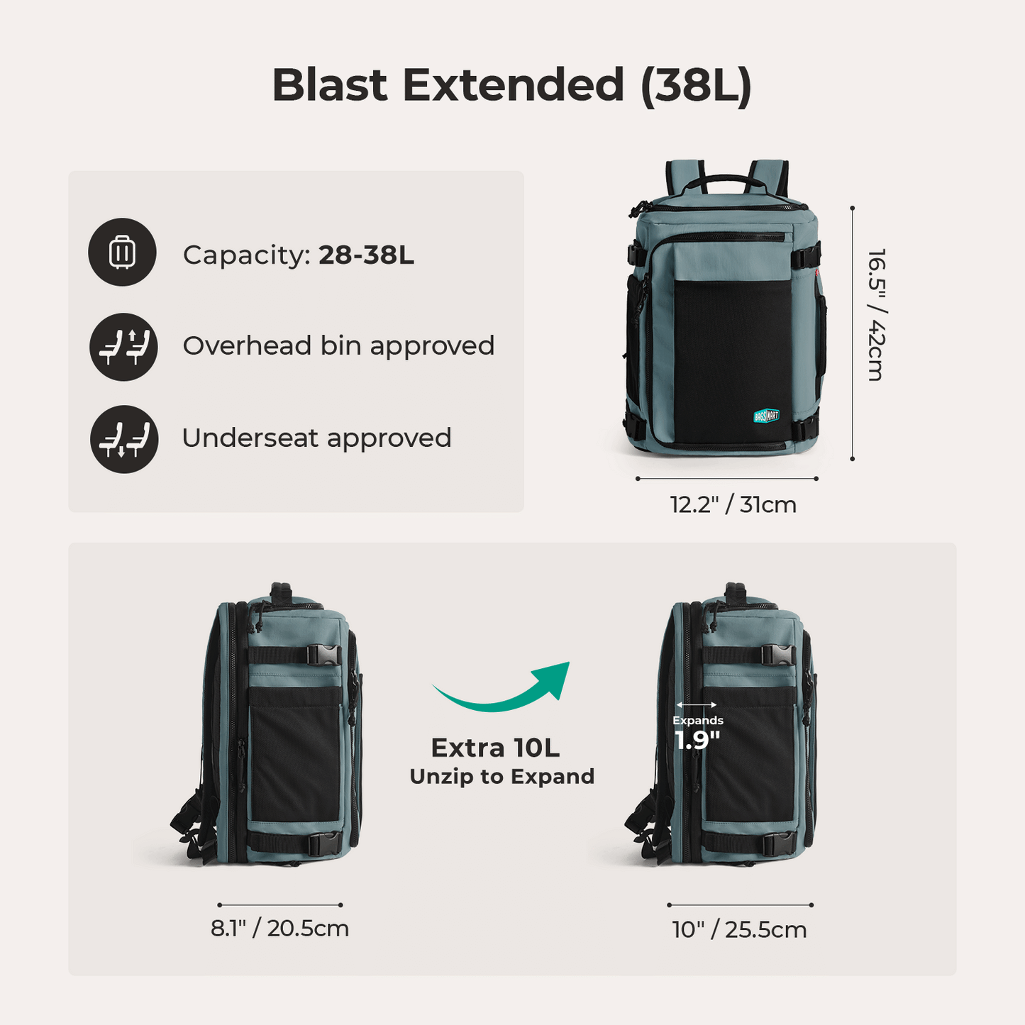 Vionsi Blast Mesh Seyahat Çantası