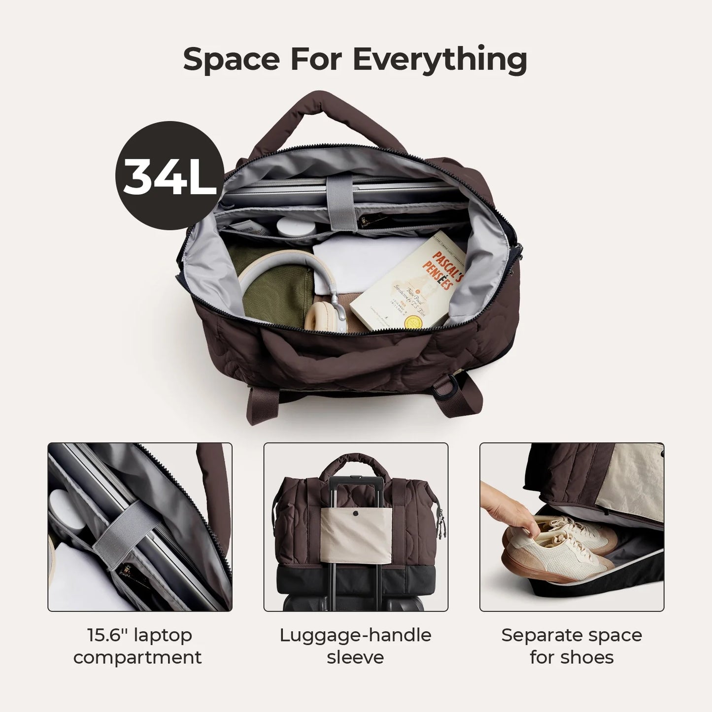 Vionsi Paz 34L Duffle