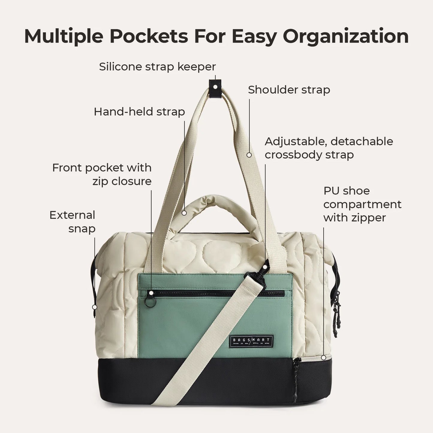 Vionsi Paz 34L Duffle