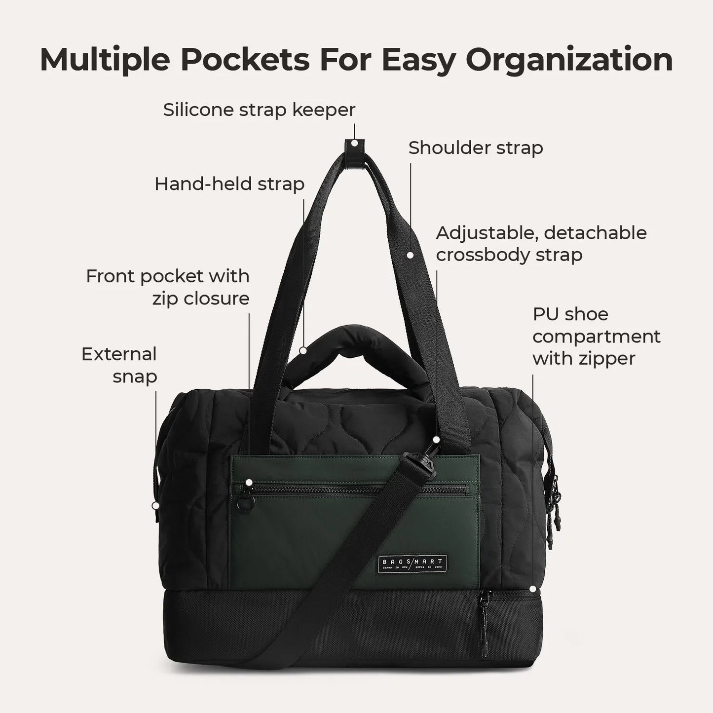 Vionsi Paz 34L Duffle