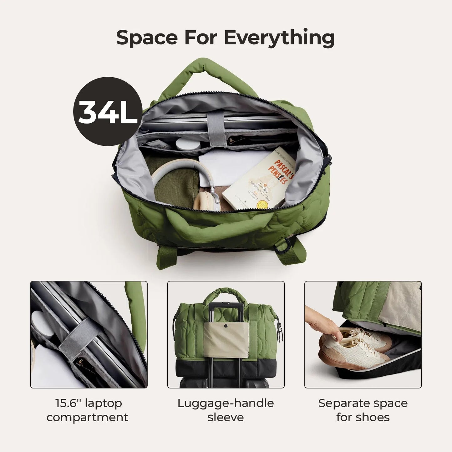 Vionsi Paz 34L Duffle