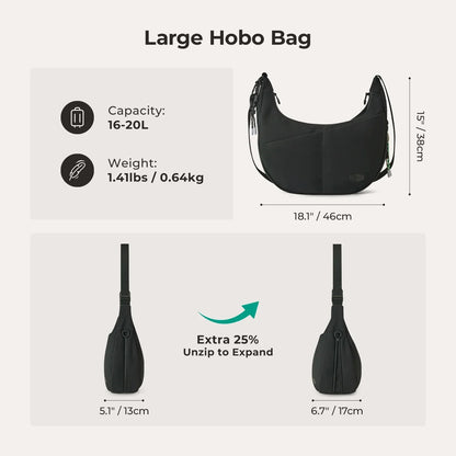 Vionsi REIKI Large Hobo Çanta