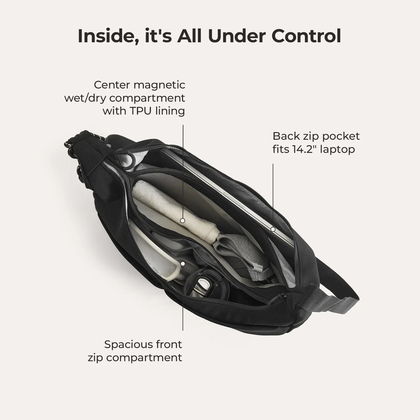 Vionsi REIKI Large Hobo Çanta