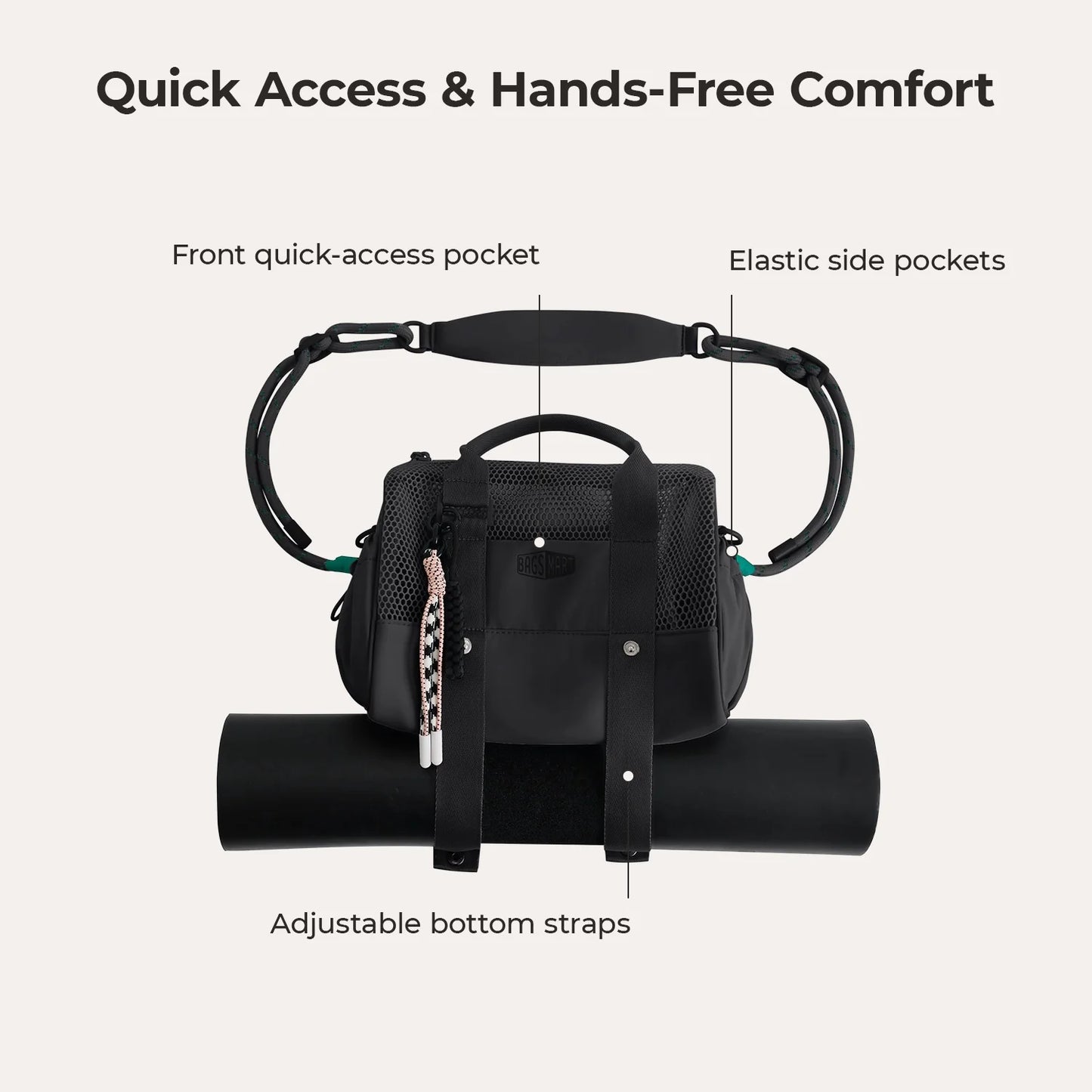 Vionsi REIKI 5.5L Fileli Mini Duffle Çanta