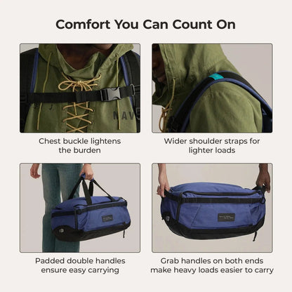 Vionsi Paz 43L Duffle Sırt Çantası