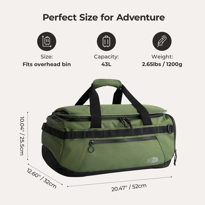 Vionsi Paz 43L Duffle Sırt Çantası