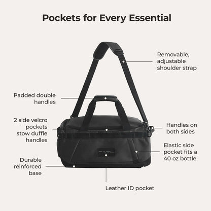 Vionsi Paz 43L Duffle Sırt Çantası
