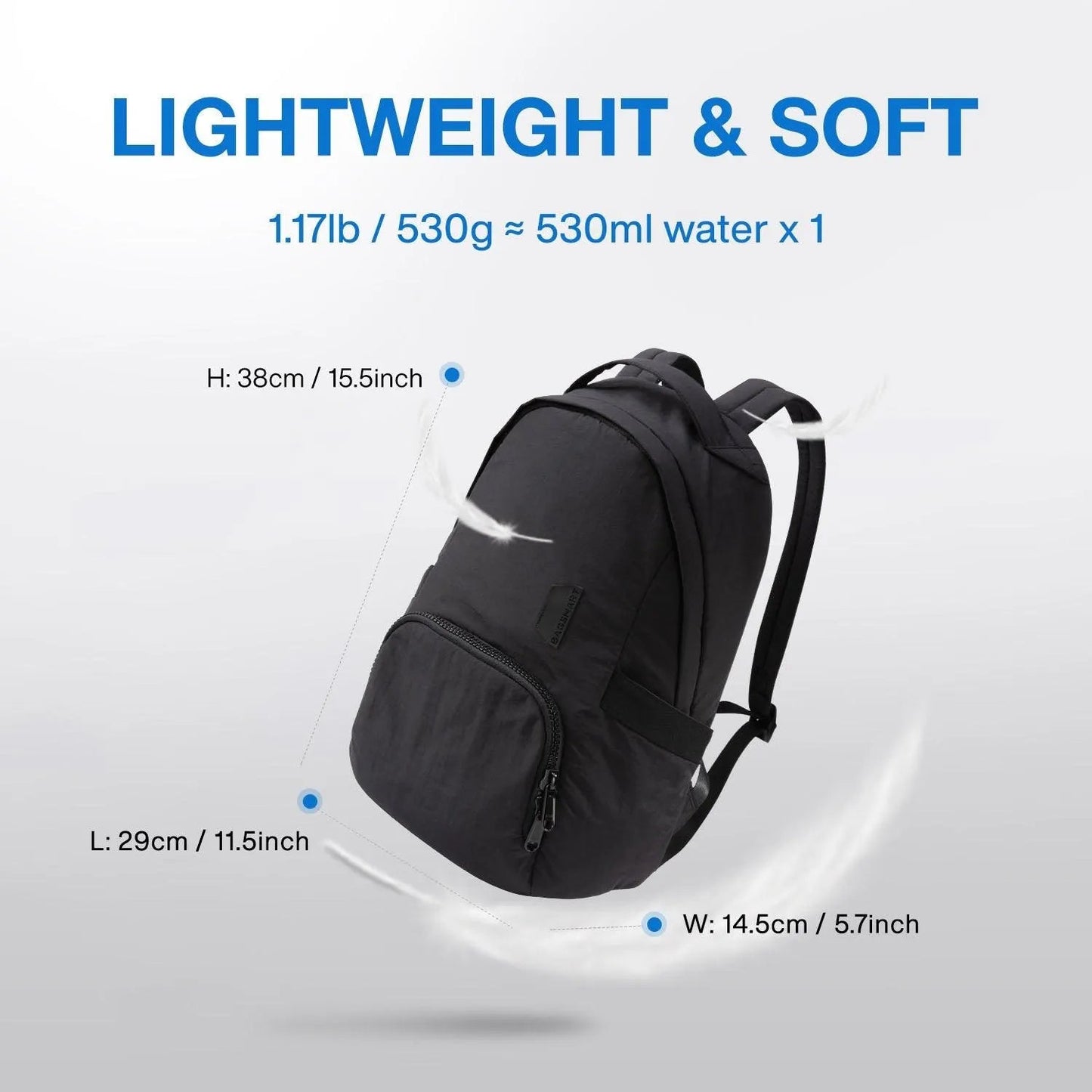 Vionsi Zoraesque 14L Ultra Hafif 13.3 İnç Sırt Çantası