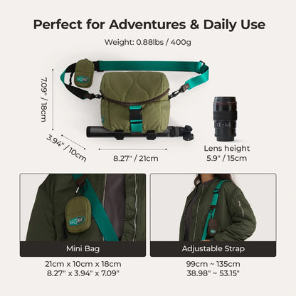 Vionsi Paz 4L Camera Sling