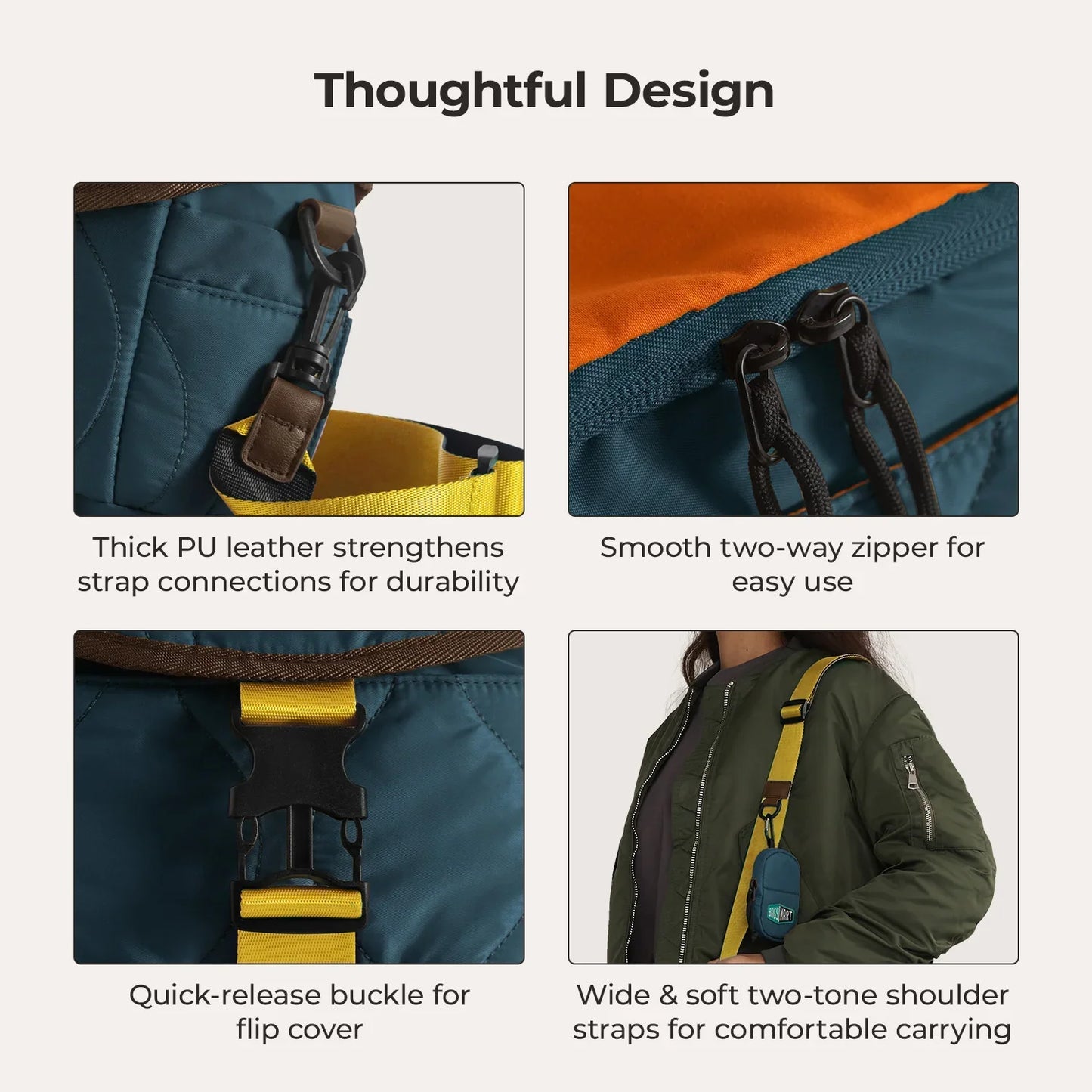 Vionsi Paz 4L Camera Sling