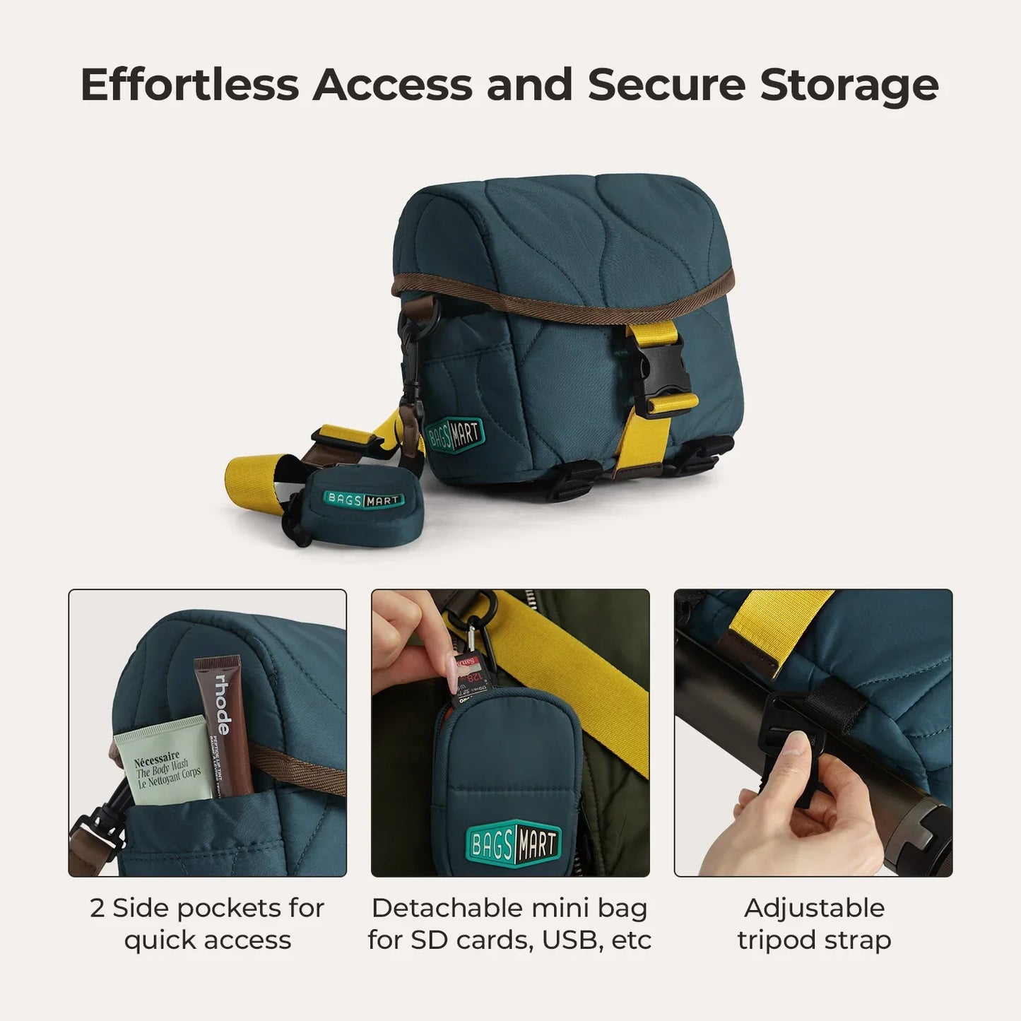 Vionsi Paz 4L Camera Sling
