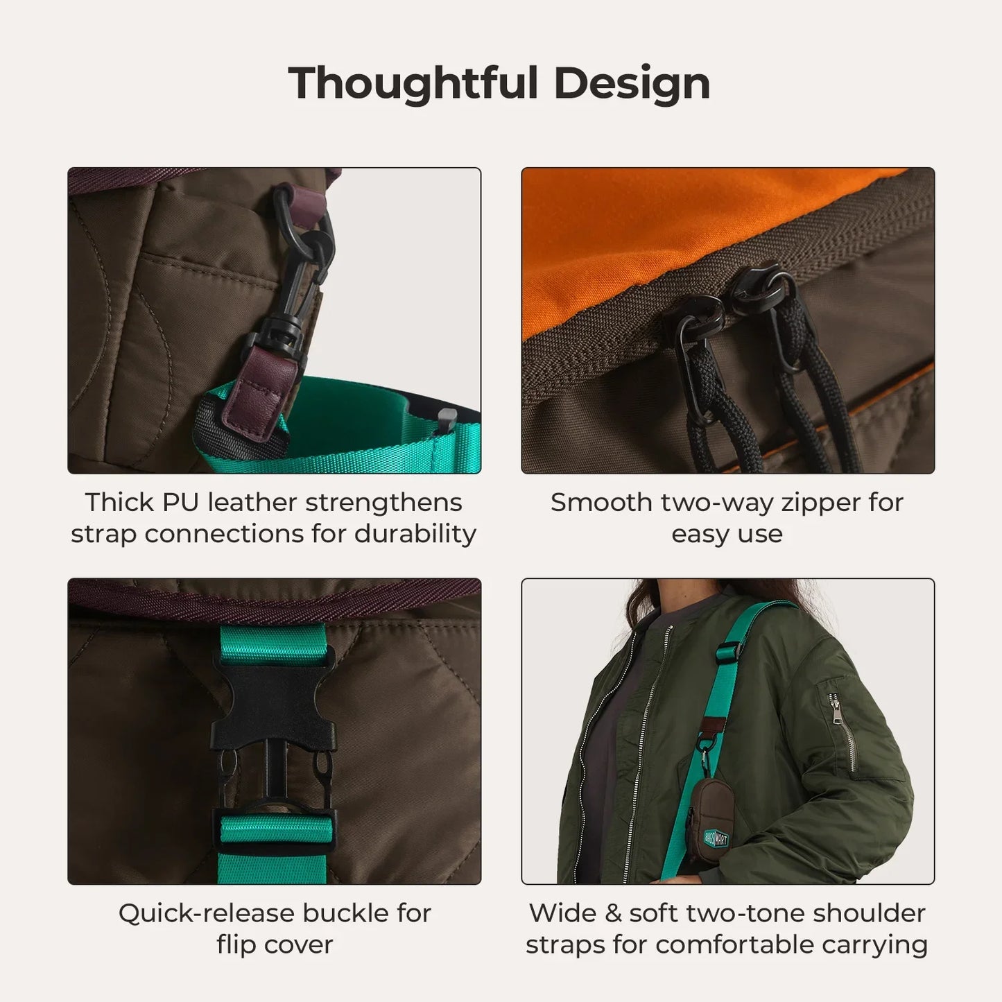 Vionsi Paz 4L Camera Sling