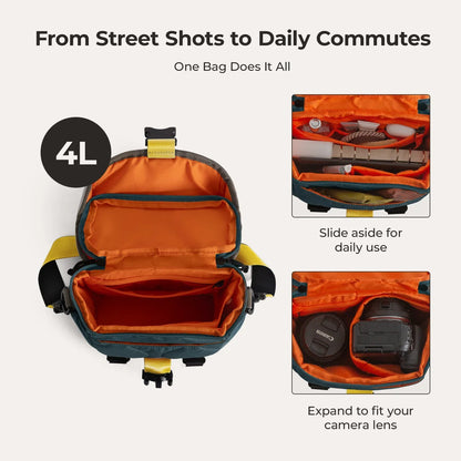 Vionsi Paz 4L Camera Sling