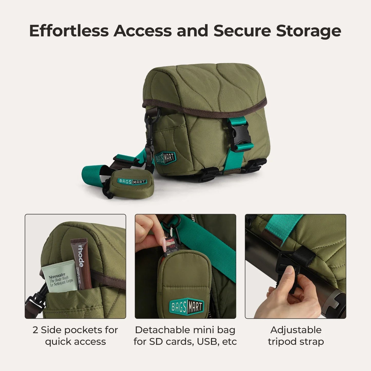 Vionsi Paz 4L Camera Sling