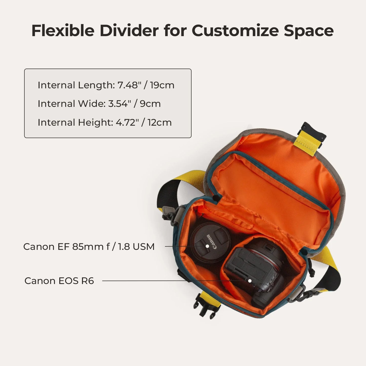 Vionsi Paz 4L Camera Sling