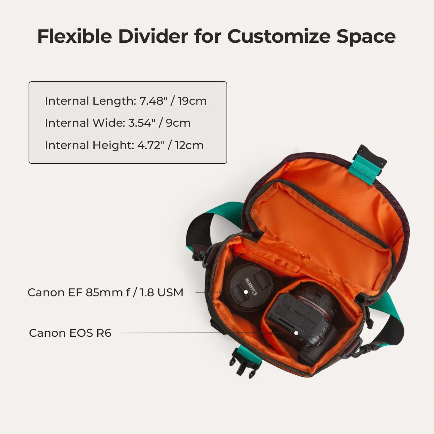 Vionsi Paz 4L Camera Sling