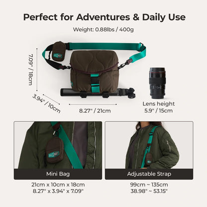 Vionsi Paz 4L Camera Sling