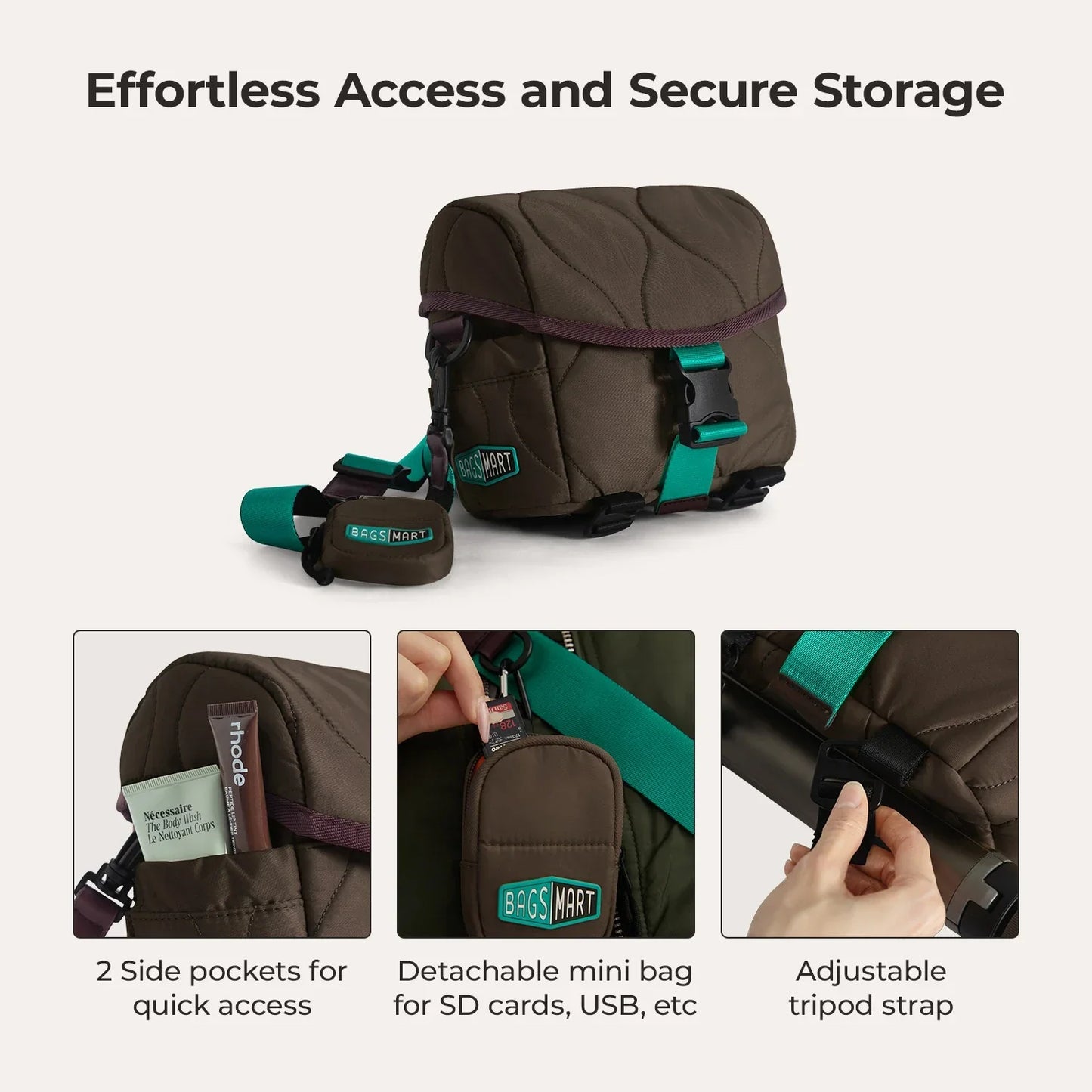 Vionsi Paz 4L Camera Sling